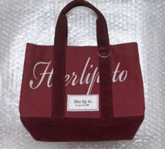 Herlipto ハリプ ルミネ限定 HLTMiniTote トートバッグ 赤 - メルカリ