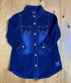 デニムワンピース　90cmのサムネイル