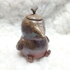 2538】200.ぺんぎん …備前焼 - メルカリ