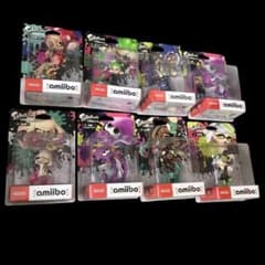【新品】スプラトゥーン amiibo 8体 ヒメ イイダ ホタル イカ タコ