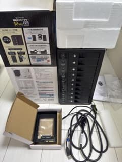 モ*ギ様 裸族のスカイタワー10BAY IS(電源交換品)のサムネイル