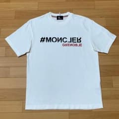 極美品〕モンクレール グルノーブル S ホワイトTシャツ 国内正規品