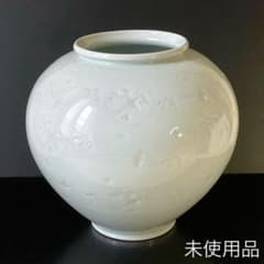 石村窯 朴奉容 白磁 鶴 花瓶 花器 生花 壺 m97633371916_1.jpg?1765586734