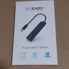 BYEASY USB ハブ 3.0 25cm 4ポート PS4対応のサムネイル