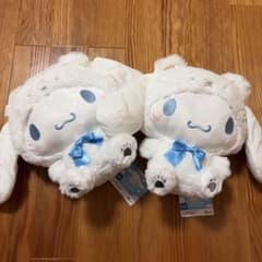 シナモロール ふわふわスノーベア超BIGぬいぐるみ 2点セットのサムネイル