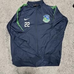 NIKE サッカー ウィンドブレーカー ネイビー 22番 大阪産業高校サッカー部 NIKE サッカー ウィンドブレーカー ネイビー 22番 大阪産業高校