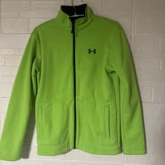 UNDER ARMOUR フリースジャケット ライムグリーン SMのサムネイル