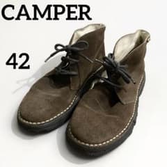 カンペール スエード チャッカブーツ ブラウン 茶色 42 CAMPER - メルカリ