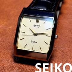 A143 希少 稼動品 SEIKO DOLCE レクタンギュラー80年代 - メルカリ