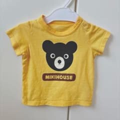 MIKIHOUSE イエロー Tシャツ クマプリントのサムネイル