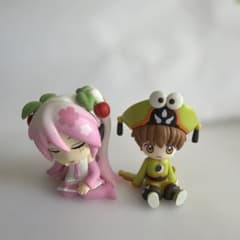 初音ミク けろけろけろっぴ ミニフィギュア 2体セットのサムネイル