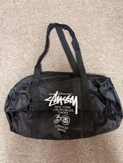 大幅値下げ‼️STUSSY ブランド設立30週年記念ドラムバッグ ブラックのサムネイル