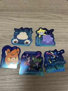 ポケモン ステッカー 5枚セット キラキラのサムネイル