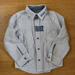 ディーゼル　ストライプ柄長袖シャツ サイズ：3 97cm