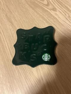 Starbucks プレート 皿 ダークグリーンのサムネイル