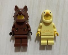 LEGO正規品　ミニフィグ　BaM 新品　オオカミ　ヒヨコのサムネイル