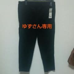 未使用 UNIQLO レギンス (クロップト丈)  黒 XLのサムネイル