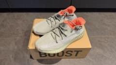 新品 Yeezy Boost 350 V2 グレー/オレンジ US10 28cm - メルカリ