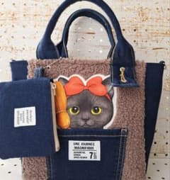 コヤンイサムチョン バミ デニムリメイクトートバッグ&ポーチ - メルカリ