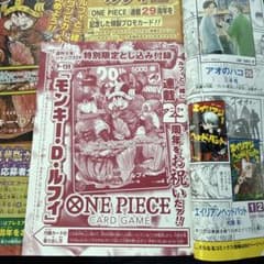 ラスト ワンピース連載29周年記念カード ルフィ￼ - メルカリ