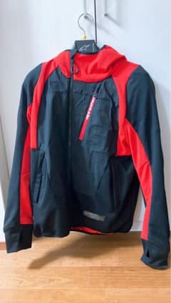 Alpinestars ブラック/レッド ハイブリッド3シーズンジャケット - メルカリ