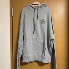 オーワイ(OY) TRIPLE LOGO HOODIE - GREY