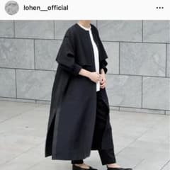 starstarさん専用　lohen サイドグログランレイヤードコートのサムネイル