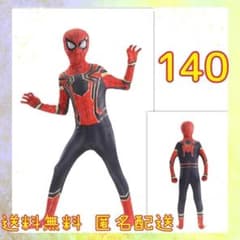 키즈 아이 스파이더맨 코스프레 의상 전신 정장 140
