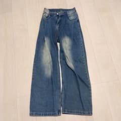 Attitude Maker デニムパンツ ワイド Mサイズのサムネイル