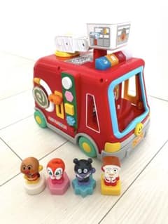 アンパンマン 音と光と手遊びいっぱい! DXパズル消防車　知育玩具のサムネイル