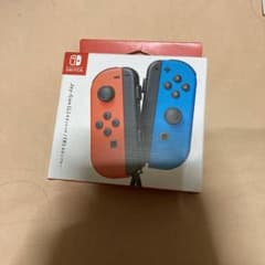 中古Joy-Con L/Rネオンレッド、ネオンブルー　ボタンカバー付きのサムネイル
