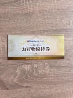 ヤマダ電機　株主優待　5000円分のサムネイル