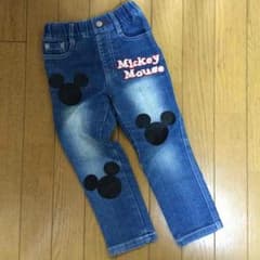 りくくま様専用 ミッキーデザインデニム 100cmのサムネイル