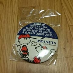 スヌーピーの缶バッチのサムネイル