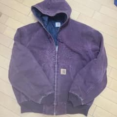 Carhartt バーガンディ アクティブパーカー アメリカ製 - メルカリ