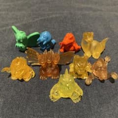 SDゴジラ 消しゴム 9個セット ガン消し メカゴジラ キングギドラ