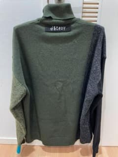 DIESEL メンズ ニット タートル 切り替えデザインのサムネイル