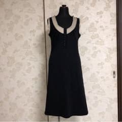 ブラック×ベージュ♡ロングワンピースのサムネイル