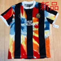 【新品】HUF サッカーシャツ レフェリーシャツのサムネイル