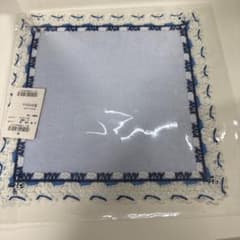 ANAオリジナル＞近沢レース店 for ANA タオルハンカチ アクアブルー