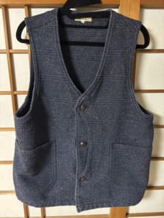 d*z様 JAPAN BLUE JEANS　デニムツイードベスト　ジレのサムネイル