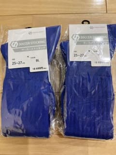 サッカーソックス 青 25-27cmのサムネイル