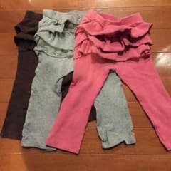 プラチナムベイビー  3段フリルパンツ3点セットのサムネイル