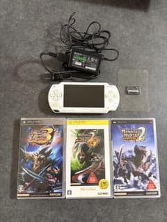 PSP-1000 동작품 순정 충전기 부착 몬한 3개