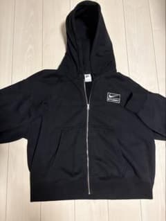 Nike x Stussy ブラック ジップパーカー - メルカリ