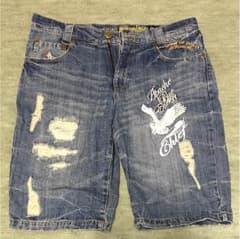 Geronimo デニムショートパンツ ダメージ柄のサムネイル