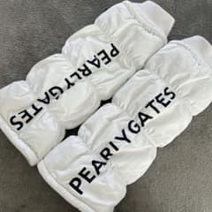 パーリーゲイツ レッグウォーマー 中綿入り ダウン レディース ロゴ