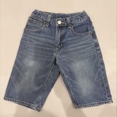 EDWIN キッズ デニム ハーフパンツ 140cmのサムネイル