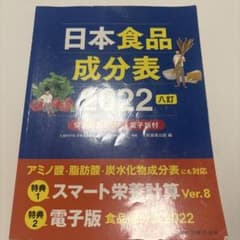 日本食品成分表 2022のサムネイル