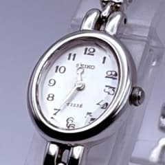 신품 전지 SEIKO TISSE 여성용 시계 석영 컷 유리